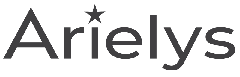 Logo of Arielys with a star above the 'i'.